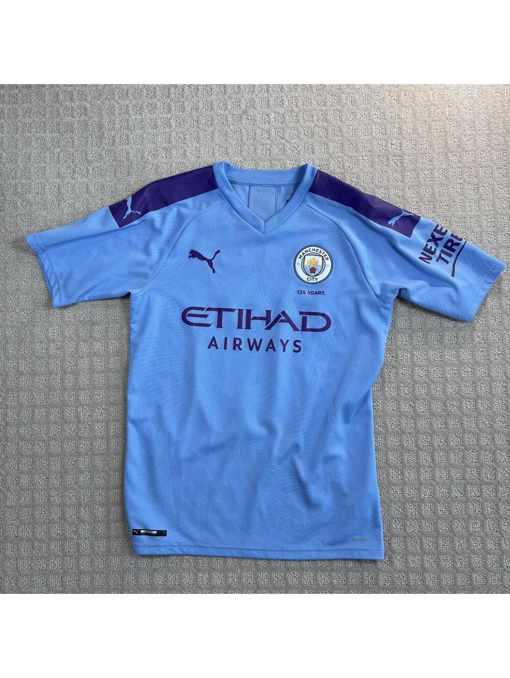 Puma Man City 19/20 Home Aguero Jersey Small